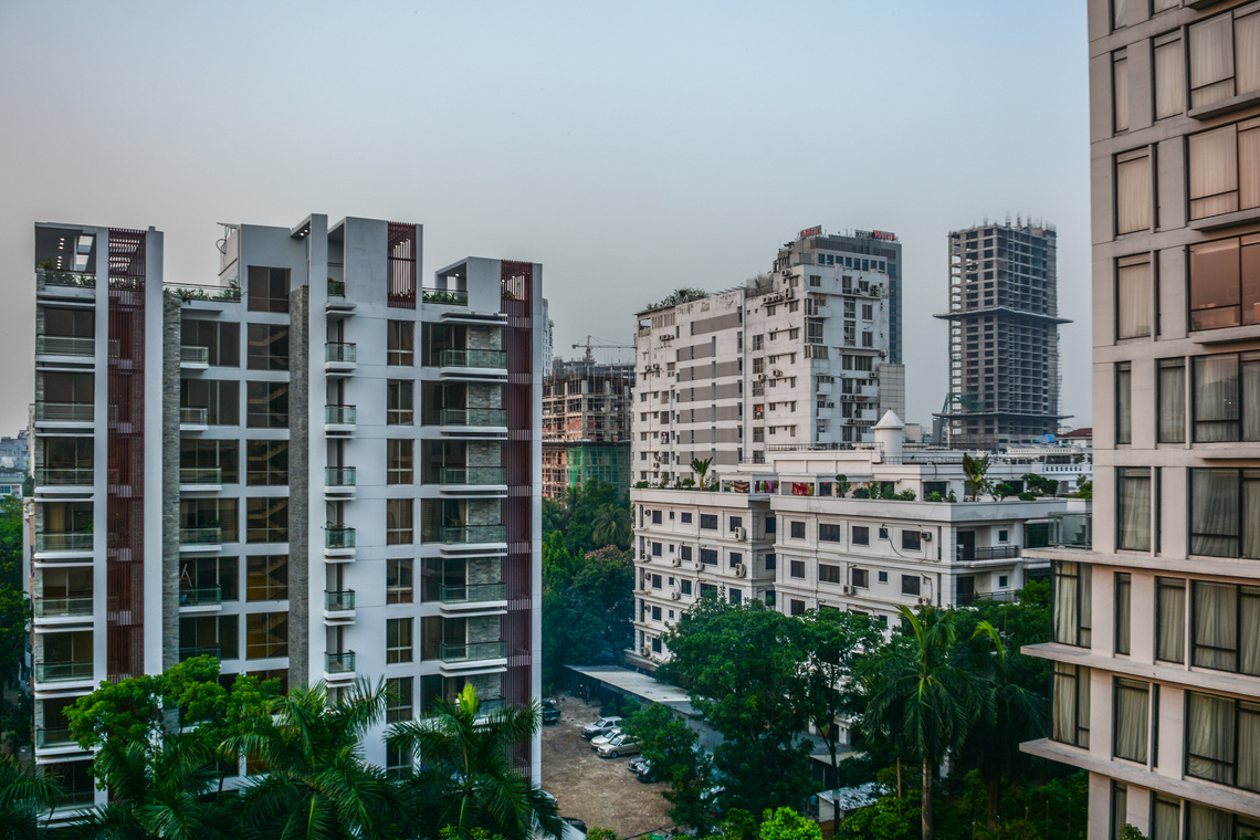 Skyscrapers at Gulshan in Dhaka